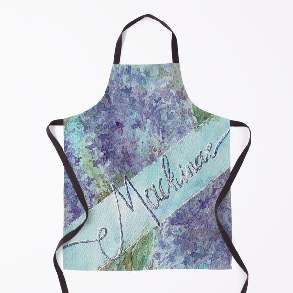 Item preview, Mackinac Lilacs Watercolor designed and sold by Jarrod Vandenberg.