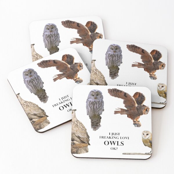 Item preview, I Just Freaking Love Owls Ok designed and sold by autumnchu.