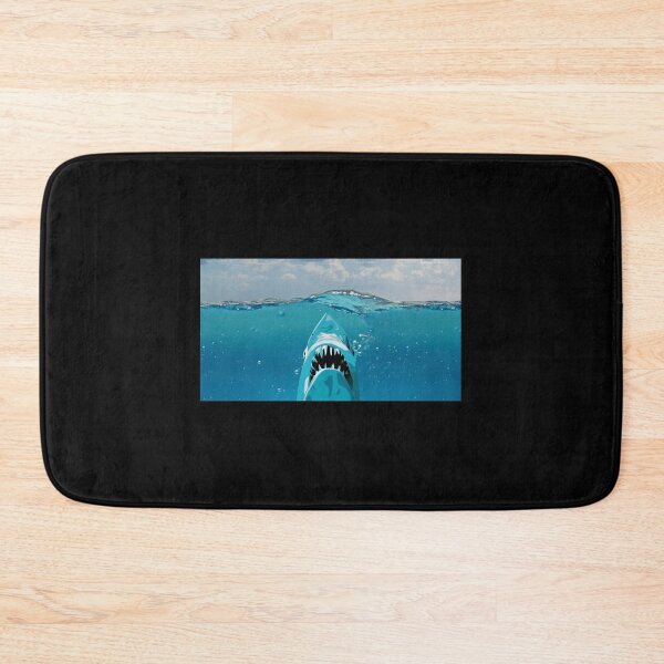 Item preview, Shark Attack - Ocean Background Sticker designed and sold by deestell.