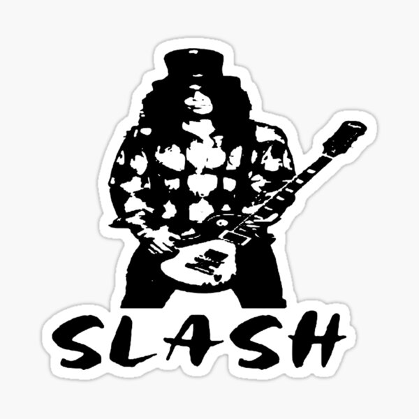 slash guns n roses gitarre saul hudson axl rose heavy metal rock gitarre rock Sticker