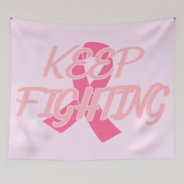 Item preview, KEEP FIGHTING breast cancer designed and sold by amathestria.