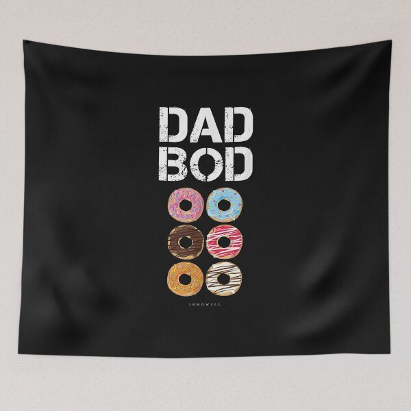 Item preview, Dad Bod Funny Donut Six Pack Daddy Gym Gift designed and sold by Jasonstoreasd.