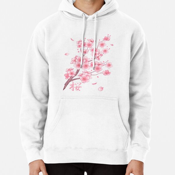 Off white pink on sale cherry blossom hoodie