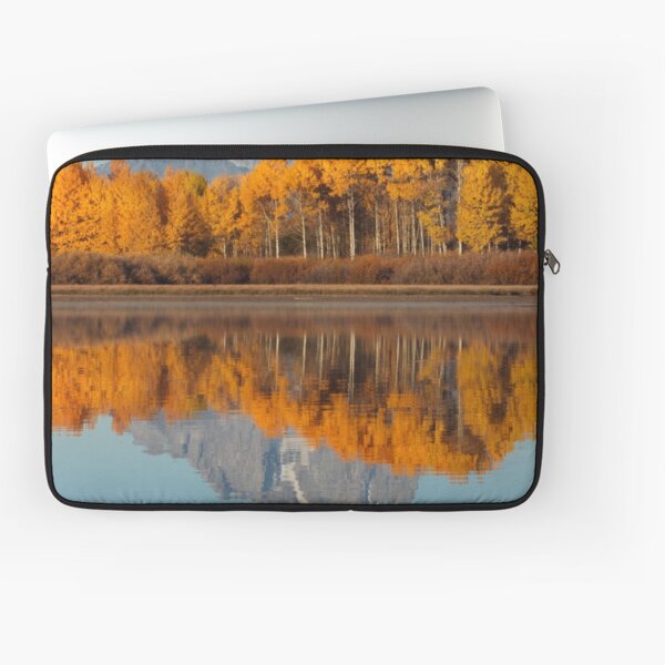 Aspen Grove Aflame At The Oxbow Laptop Sleeve