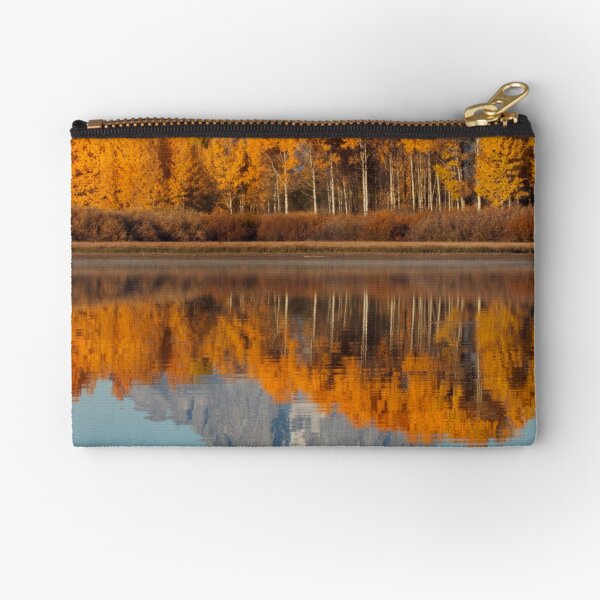 Aspen Grove Aflame At The Oxbow Zipper Pouch