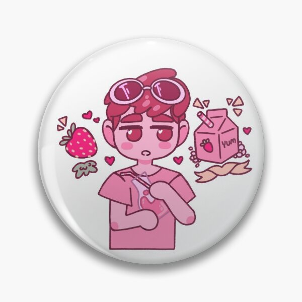 Item preview, Strawberry Milk Gogy Sticker designed and sold by KazulLazyShop.