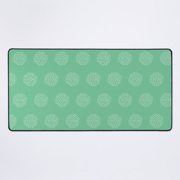 Green Dots II Desk Mat