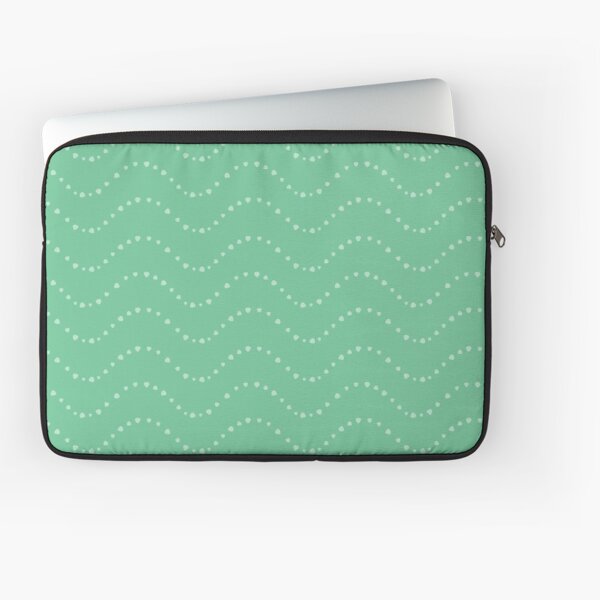 Green Waves II Laptop Sleeve