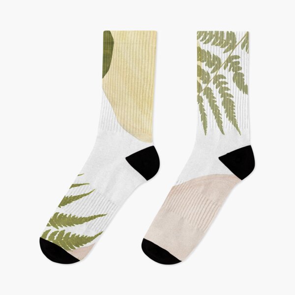 Item preview, Abstract shapes and fern leaves designed and sold by WhalesWay.