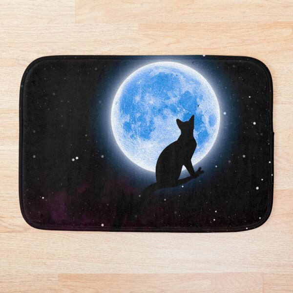 Aperçu de l'œuvre Chat en pleine lune créée et vendue par ARTDAMPLUS.