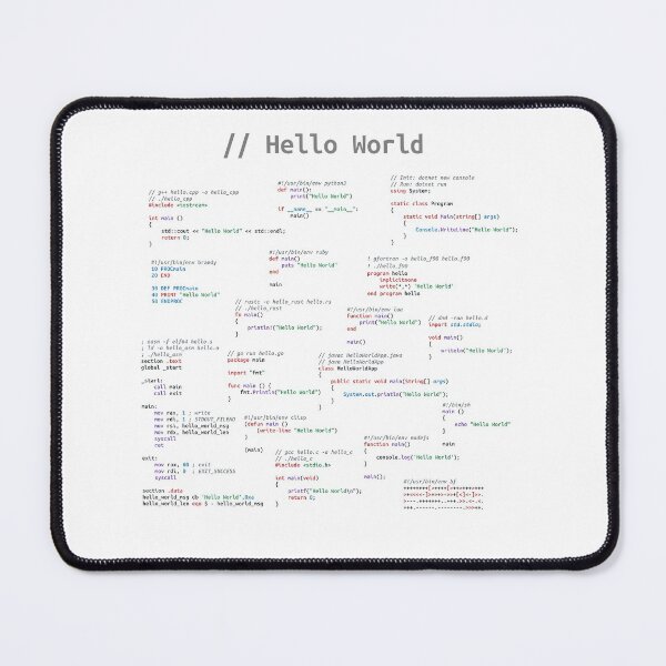 Item preview, Hello World (Light Theme) designed and sold by astrellon.