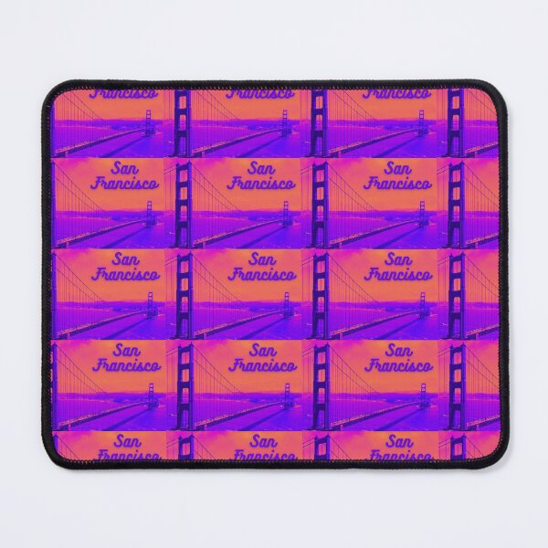 Item preview, San Francisco Golden Gate Bridge Purple & Orange Print Small designed and sold by barronangMedia.