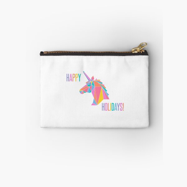 Item preview, Happy Holidays LLR Unicorn designed and sold by CacaoDesigns.