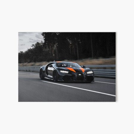 Bugatti Chiron Supersport 300+ Design  Art Board Print for Sale by  drawingpat