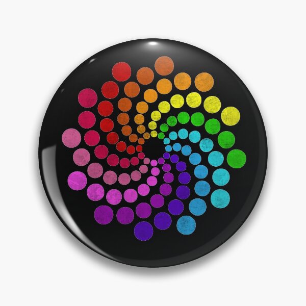 Item preview, Dot Day Multicolors Hypnotising Spiral of Rainbow Dots designed and sold by alenaz.