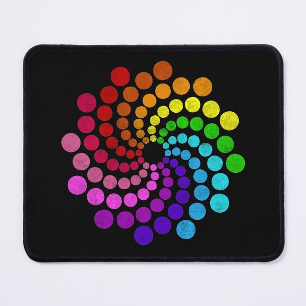 Item preview, Dot Day Multicolors Hypnotising Spiral of Rainbow Dots designed and sold by alenaz.