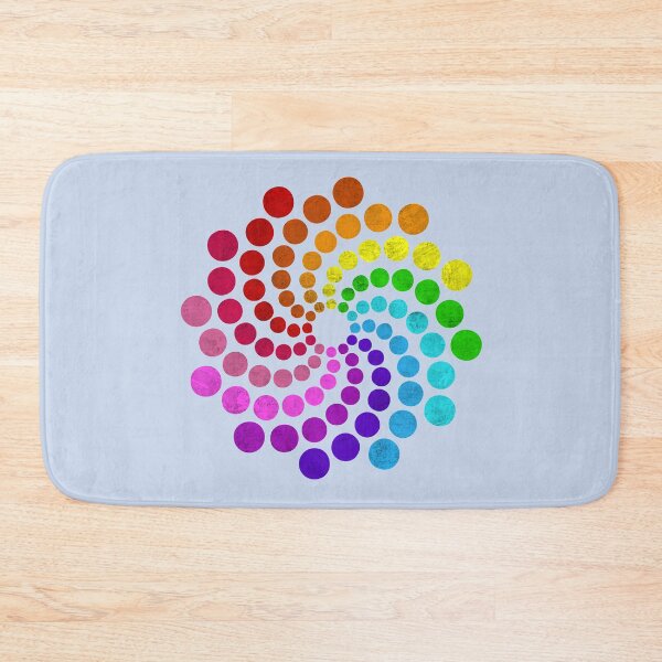 Item preview, Dot Day Multicolors Hypnotising Spiral of Rainbow Dots designed and sold by alenaz.