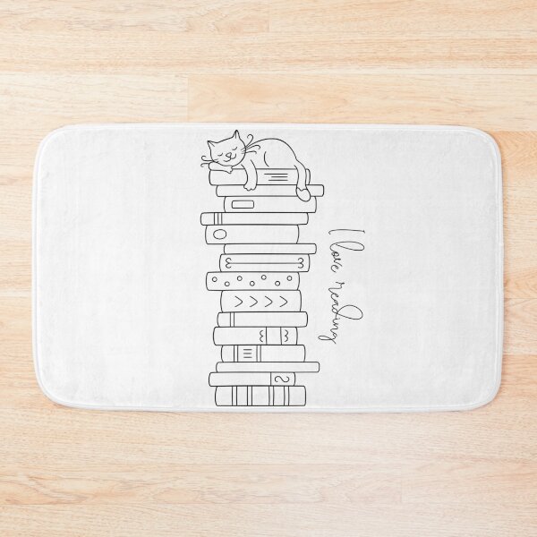 Item preview, I Love Reading Cat designed and sold by Coczzi.