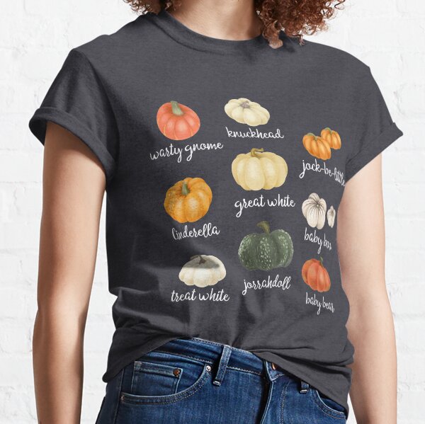 Types Of Pumpkins Classic T-Shirt