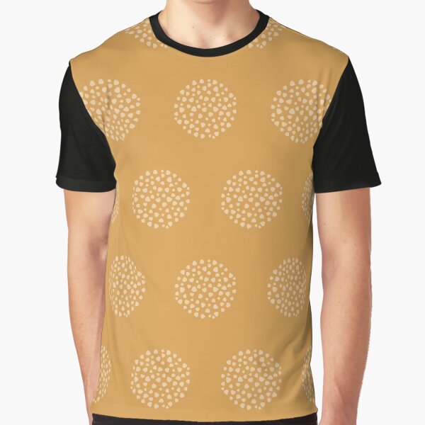 Mustard Dots II Graphic T-Shirt