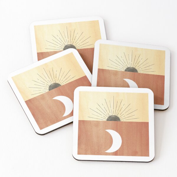 Item preview, Sun and moon designed and sold by WhalesWay.