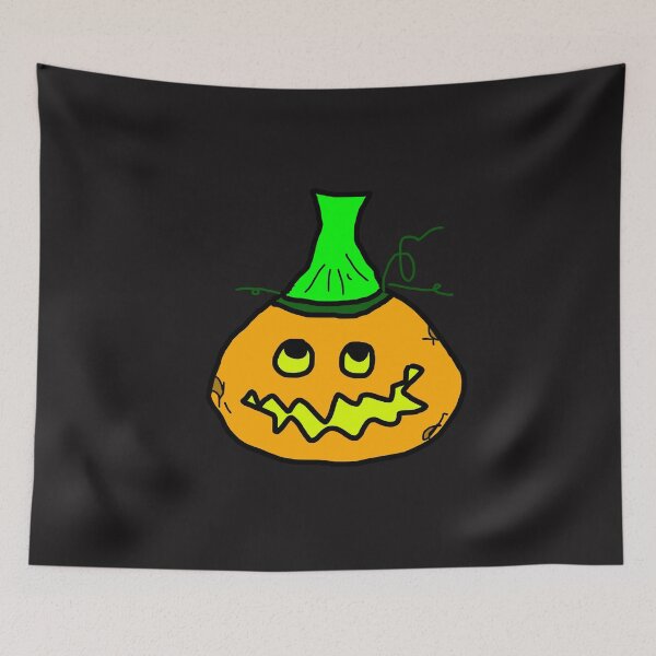 Item preview, Pumpkin rolling eyes  designed and sold by MacaMacaMaca.