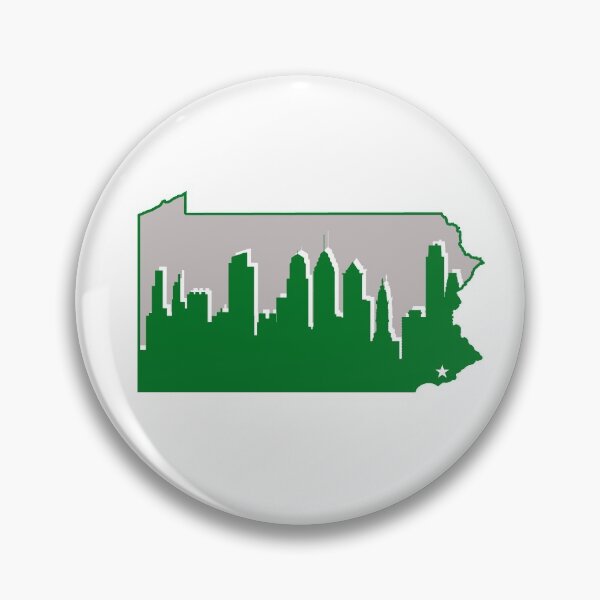 Item preview, Philadelphia State Skyline Eagles Retro Vintage designed and sold by Rob Leising.