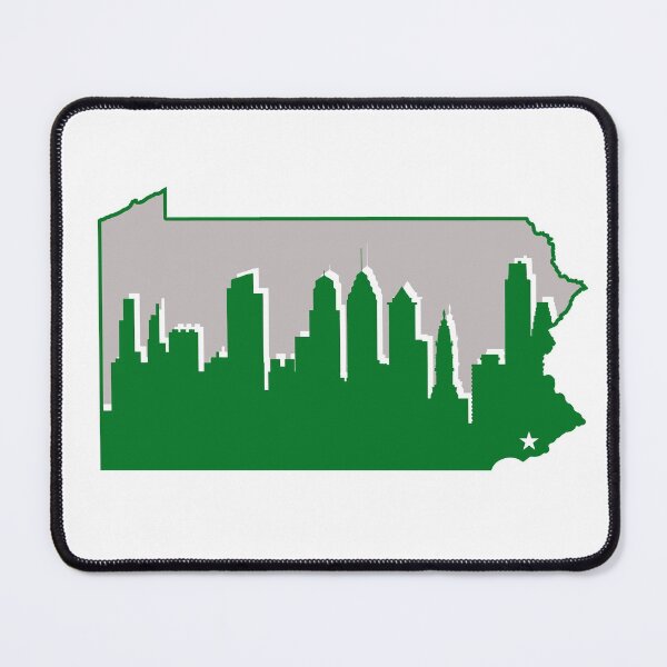 Item preview, Philadelphia State Skyline Eagles Retro Vintage designed and sold by Rob Leising.