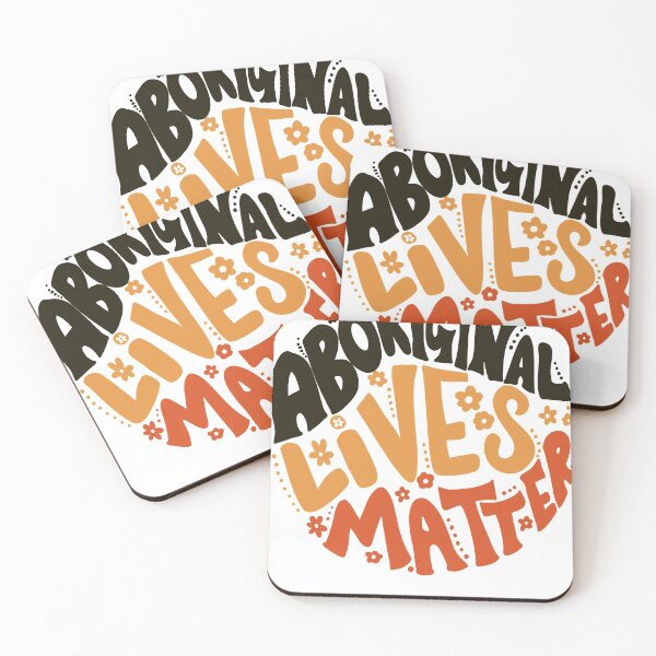 Item preview, Aboriginal Lives Matter 70s style floral retro Classic designed and sold by hubertodis246.