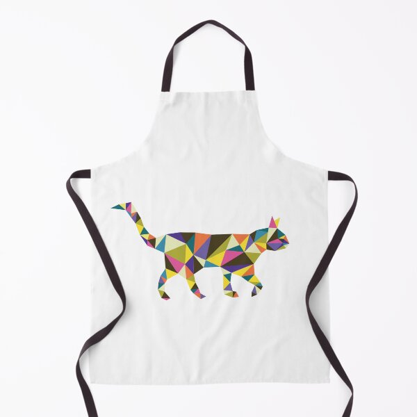 Item preview, Cat Artistic Colorful Geometric White Collection designed and sold by AhmedBuhaisi.