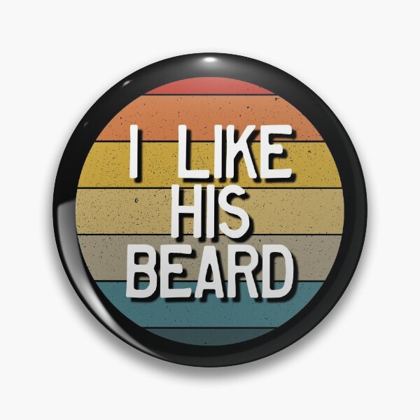 Item preview, I Like His Beard Matching Couple Retro I Like His Beard Gear designed and sold by DynamicDesign.