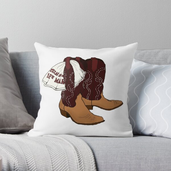 Chaps and Boots Pillow, Western Throw Pillows, Cowboy Gear Western Pillows,  Country Ranch Decor, Cowboy Toss Pillows, Rustic Home Decor 