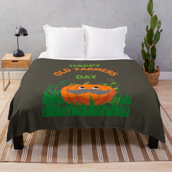 Item preview, Happy Old Farmers Day October 12th Pumpkin Design designed and sold by H3designs.