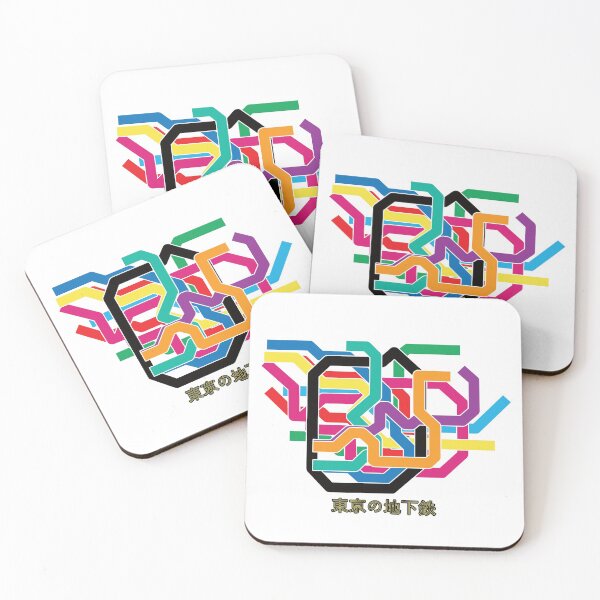 Item preview, Colorful Tokyo Subway Map designed and sold by MackAndCo.
