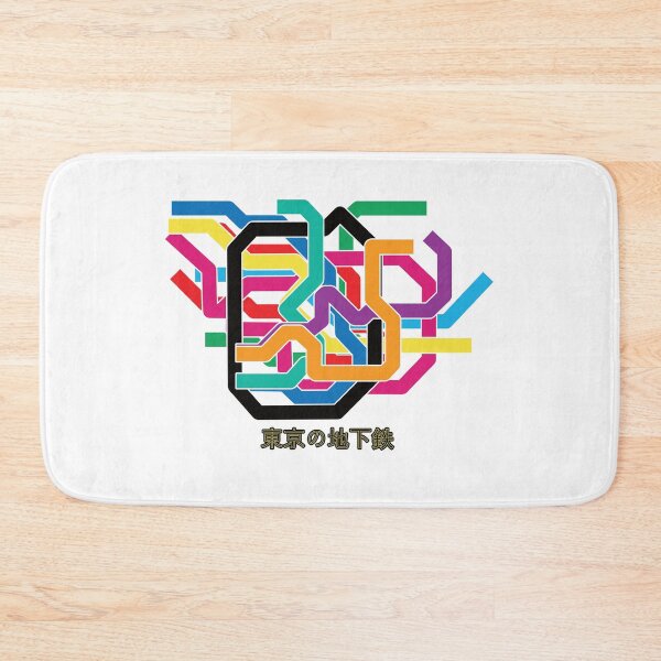 Item preview, Colorful Tokyo Subway Map designed and sold by MackAndCo.