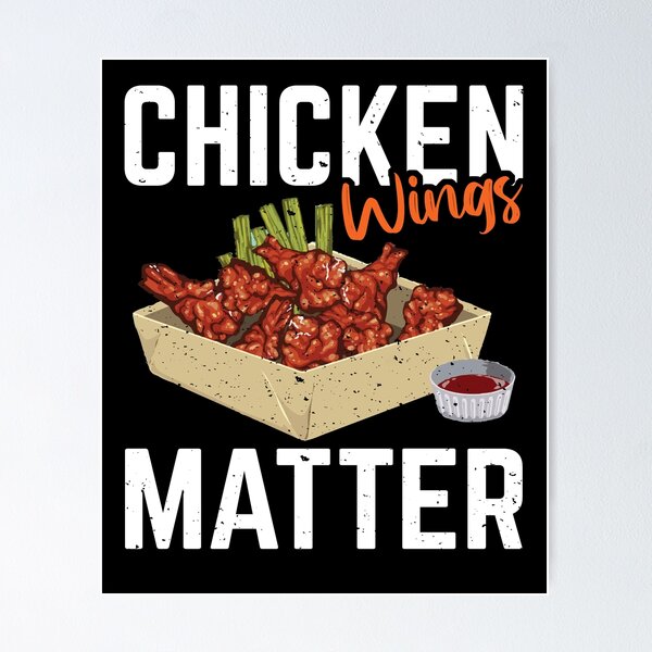 Chicken Wing Food Posters for Sale