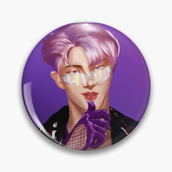 Artikelvorschau, Ateez Deja Vu Mingi (Song Mingi) Fanart Wallpaper Poster Aufkleber Cyber Punk entworfen und verkauft von Krystal Li.