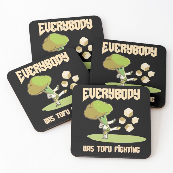 Item preview, Everybody Was Tofu Fighting Funny Vegan T Shirt designed and sold by nanogarbanzo.