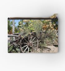 Old West Wagon in the Garden Studio Pouch