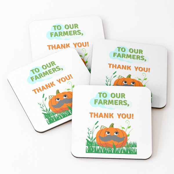 Item preview, To Our Farmers, Thank You – National Farmers Day Pumpkin Design designed and sold by H3designs.