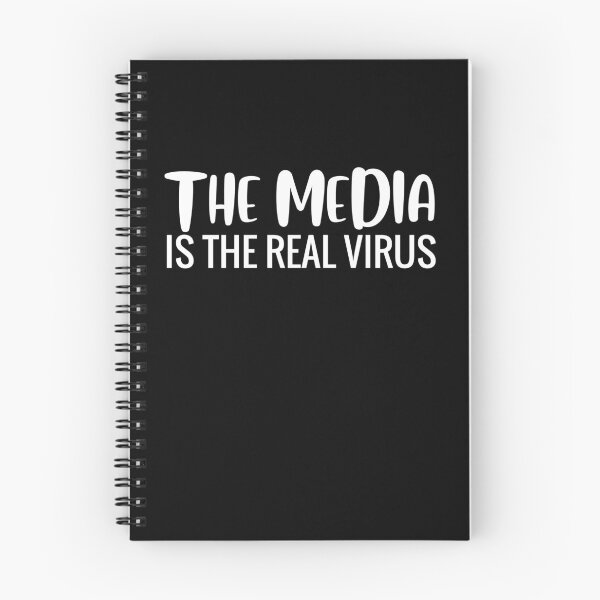 Item preview, The media is the real virus designed and sold by AwakeApparel.