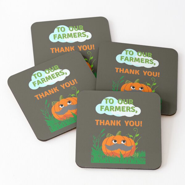 Item preview, To Our Farmers, Thank You – National Farmers Day Pumpkin Design designed and sold by H3designs.