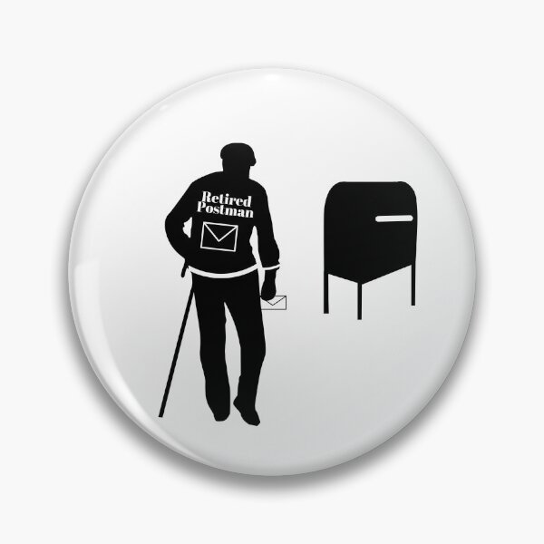 Item preview, The retired postman is going to send a letter. designed and sold by Lellabuddy.