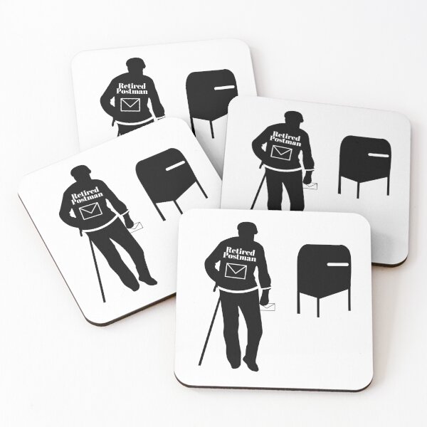 Item preview, The retired postman is going to send a letter. designed and sold by Lellabuddy.