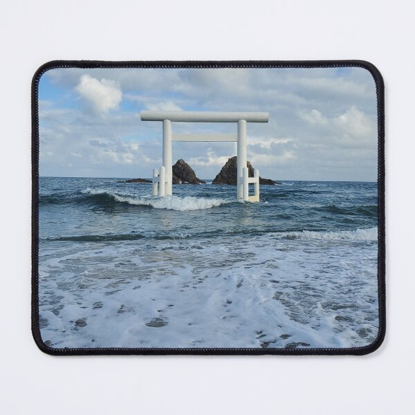 Item preview, White gate and 2 wedded rocks designed and sold by tonjen13.