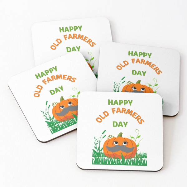 Item preview, Happy Old Farmers Day October 12th Pumpkin Design designed and sold by H3designs.