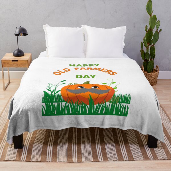 Item preview, Happy Old Farmers Day October 12th Pumpkin Design designed and sold by H3designs.