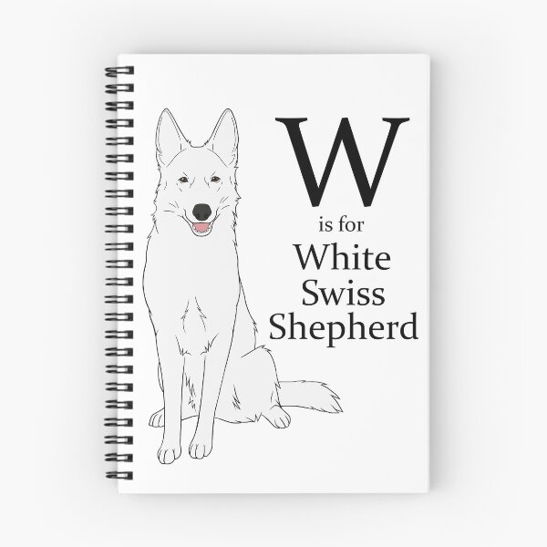 Item preview, W is for White Swiss Shepherd designed and sold by AndromedaFIN.