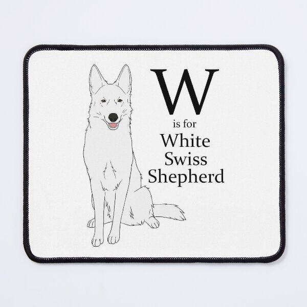 Item preview, W is for White Swiss Shepherd designed and sold by AndromedaFIN.