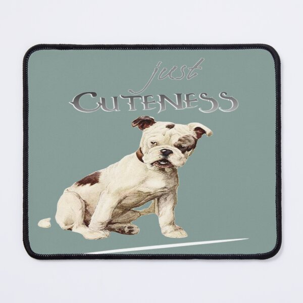 Just Cuteness: Inspired Puppy Admiration Mouse Pad
